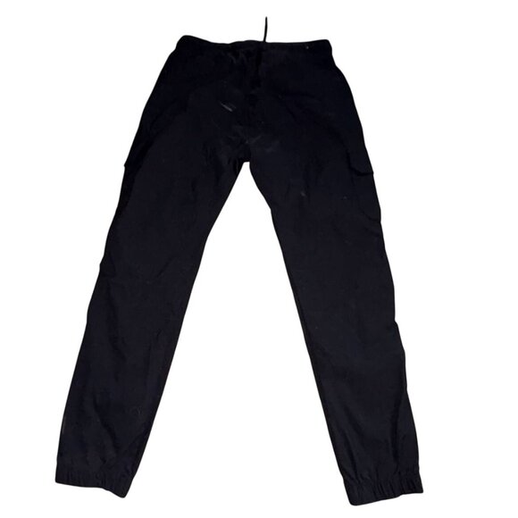 Benjamin Black Mens Pull On Elastic Waist Cargo Pants-Black-Size Small-GUC - Picture 7 of 7